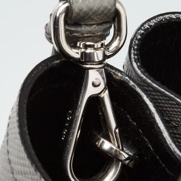 Prada Marmo Saffiano Lux Leather Double Handle Small Tote Bag 1BG775 - Picture 7 of 12